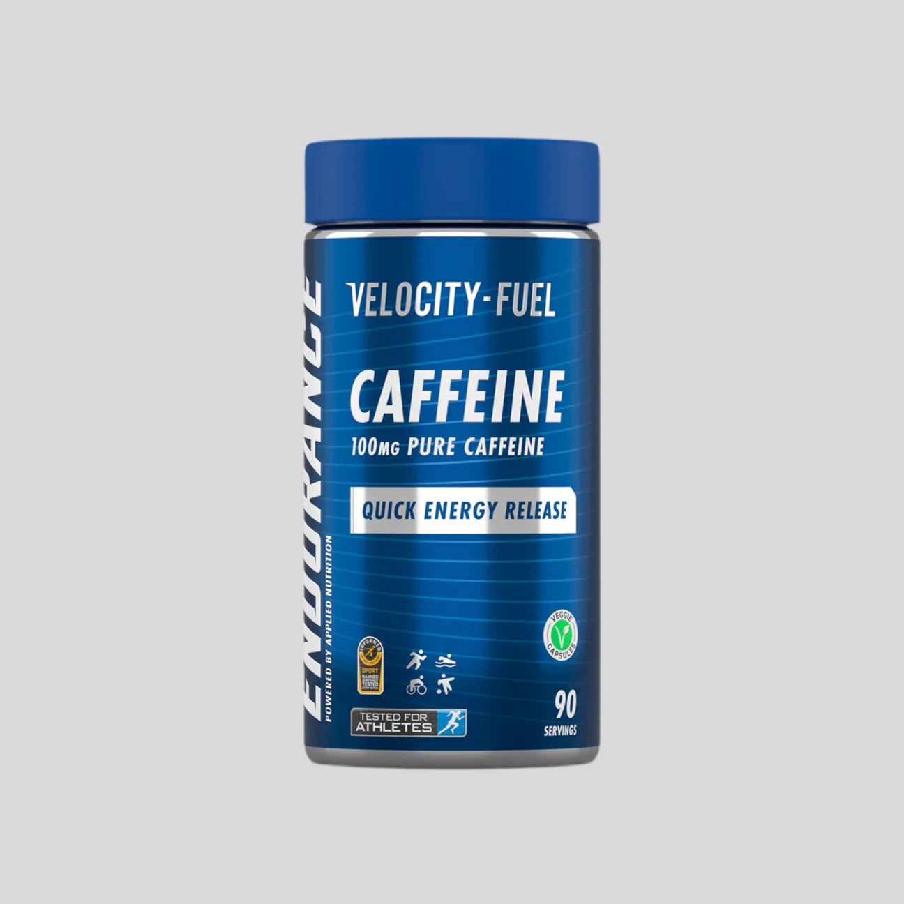 APPLIED NUTRITION Endurance Caffeine Capsules 100mg - Sports Nutrition Hub 