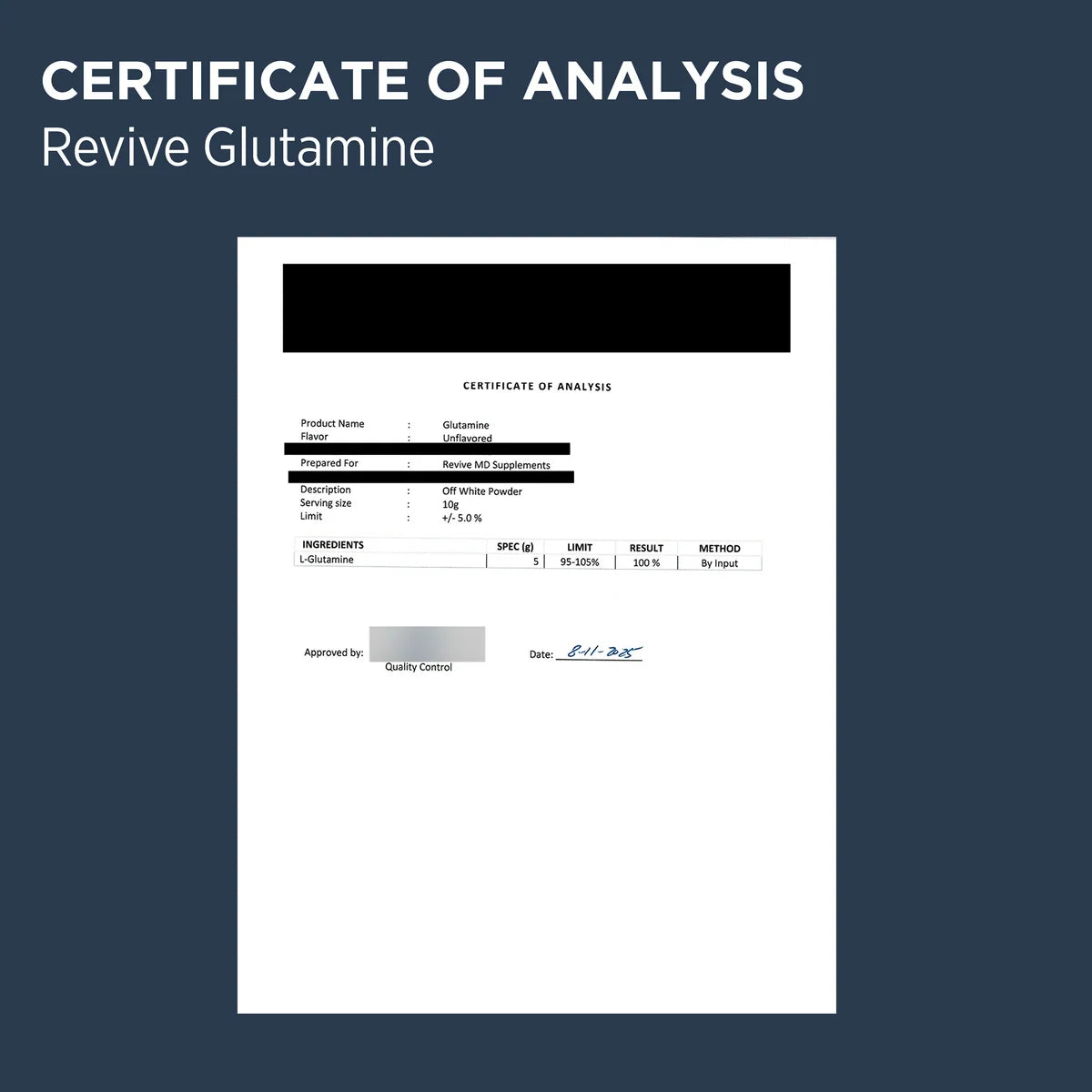 REVIVE Glutamine