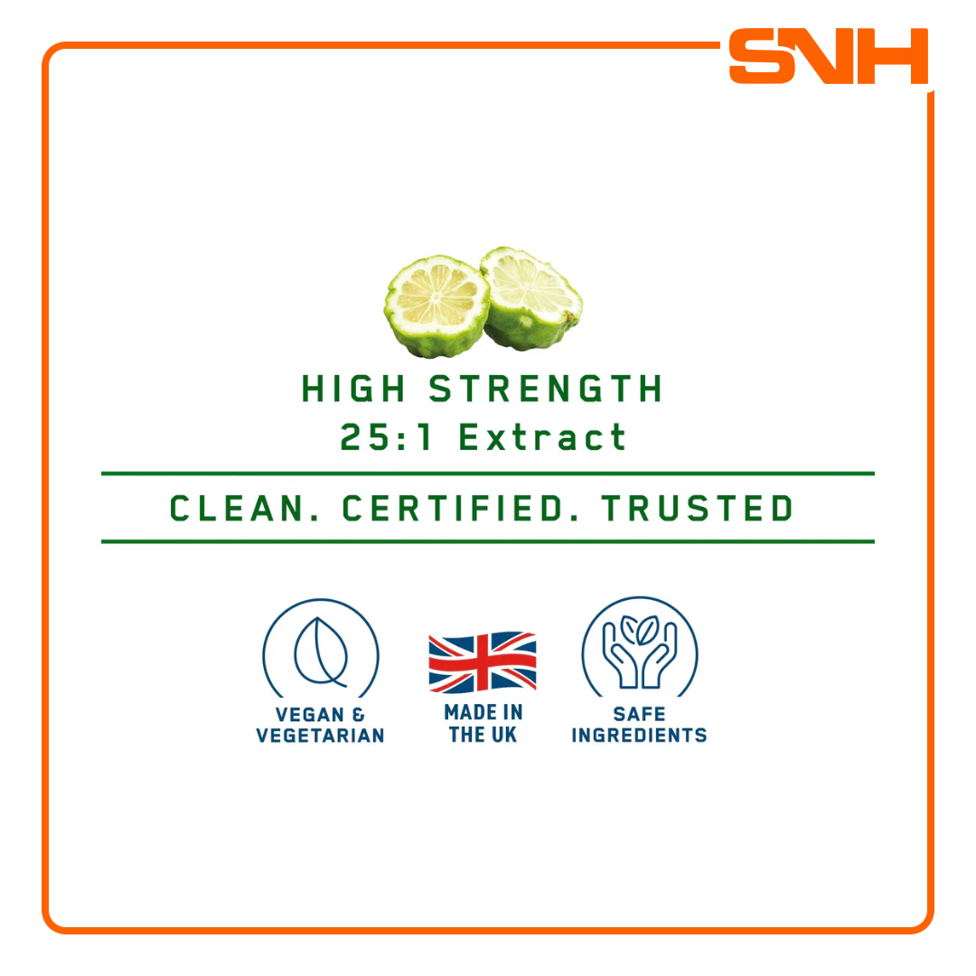 Applied Nutrition Citrus Bergamot capsules, UK-made Informed Sport certified cholesterol supplement with 25:1 extract and 38% polyphenols