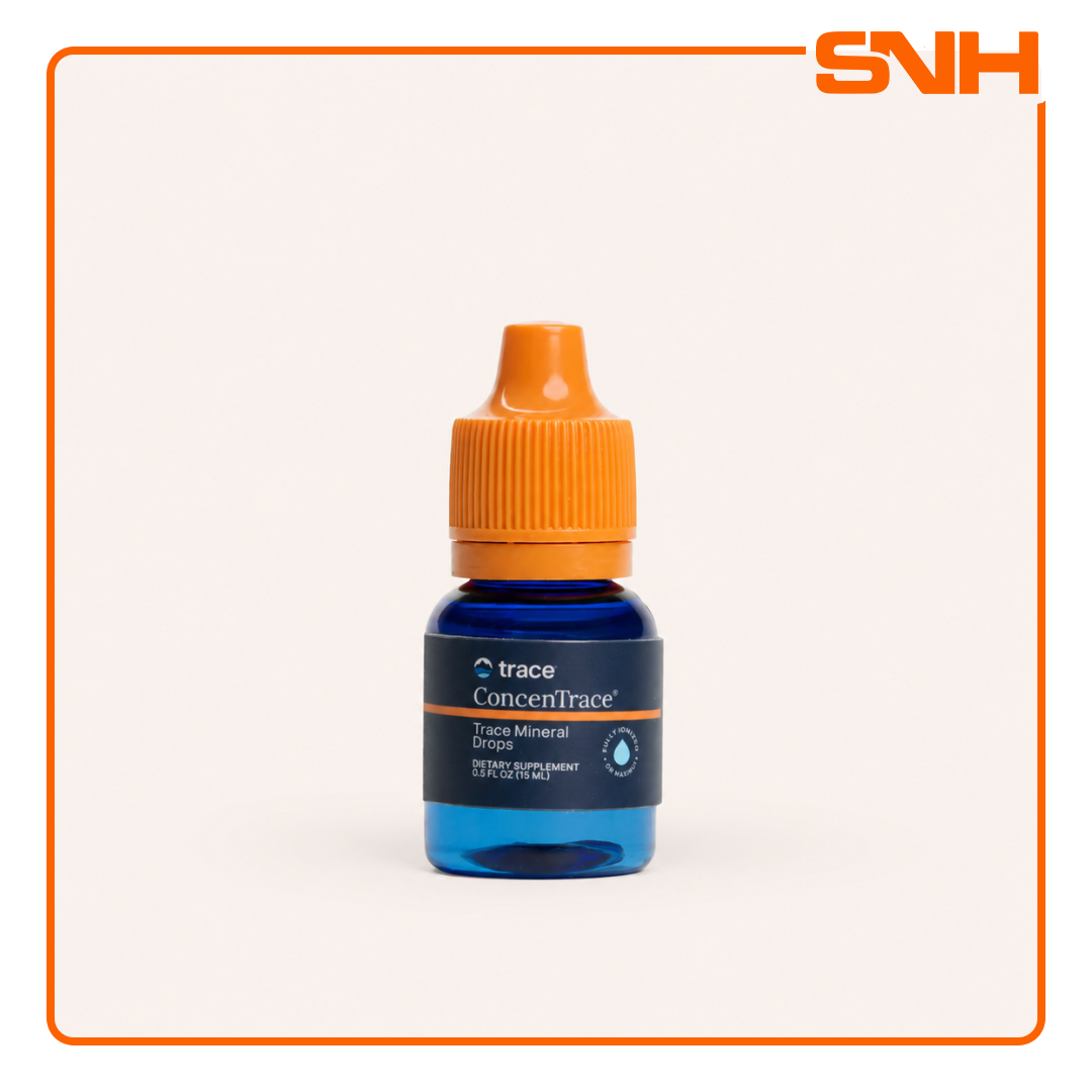 Trace ConcenTrace Trace Mineral Drops bottle, US-made ionic mineral drop for water with full-spectrum trace minerals from the Great Salt Lake