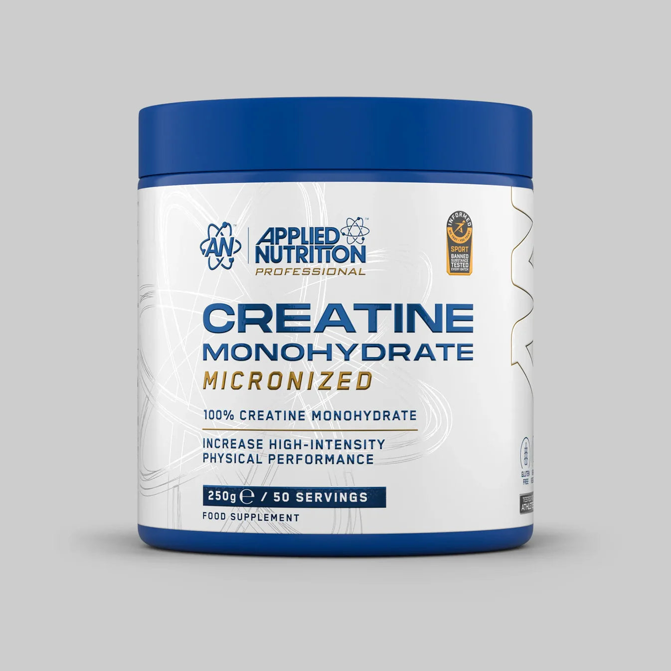 APPLIED NUTRITION Creatine Monohydrate 50 Servings - Sports Nutrition Hub 