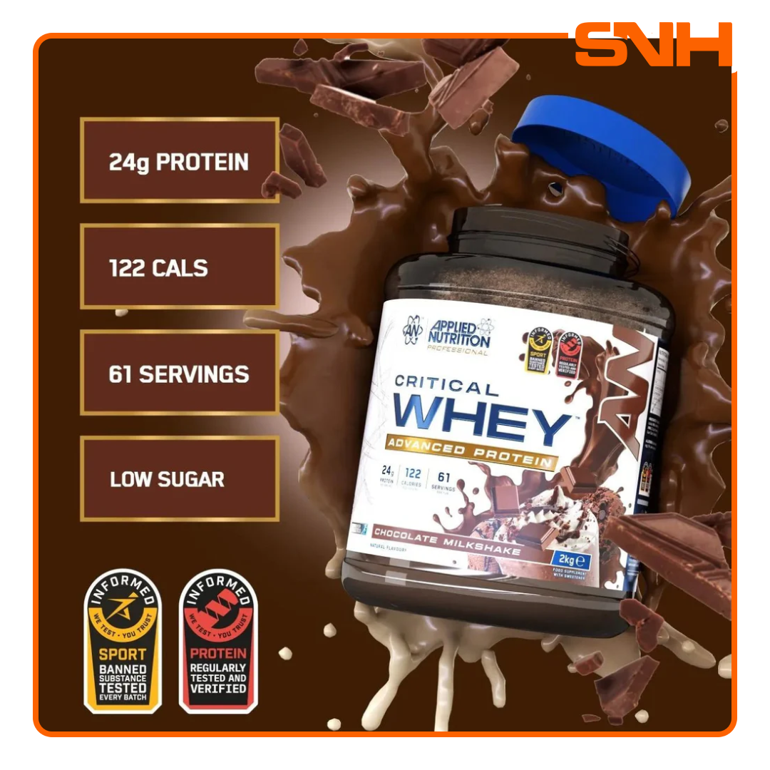 APPLIED NUTRITION Critical Whey Protein 2KG - Sports Nutrition Hub 