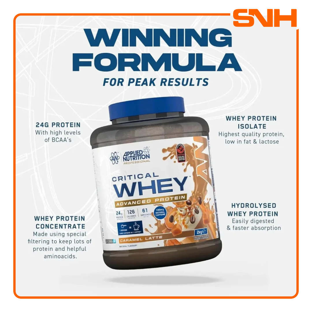 APPLIED NUTRITION Critical Whey Protein 2KG - Sports Nutrition Hub 