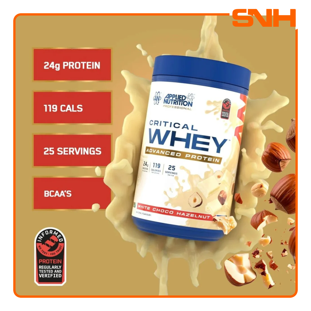 APPLIED NUTRITION Critical Whey Protein - 25 Servings - Sports Nutrition Hub 