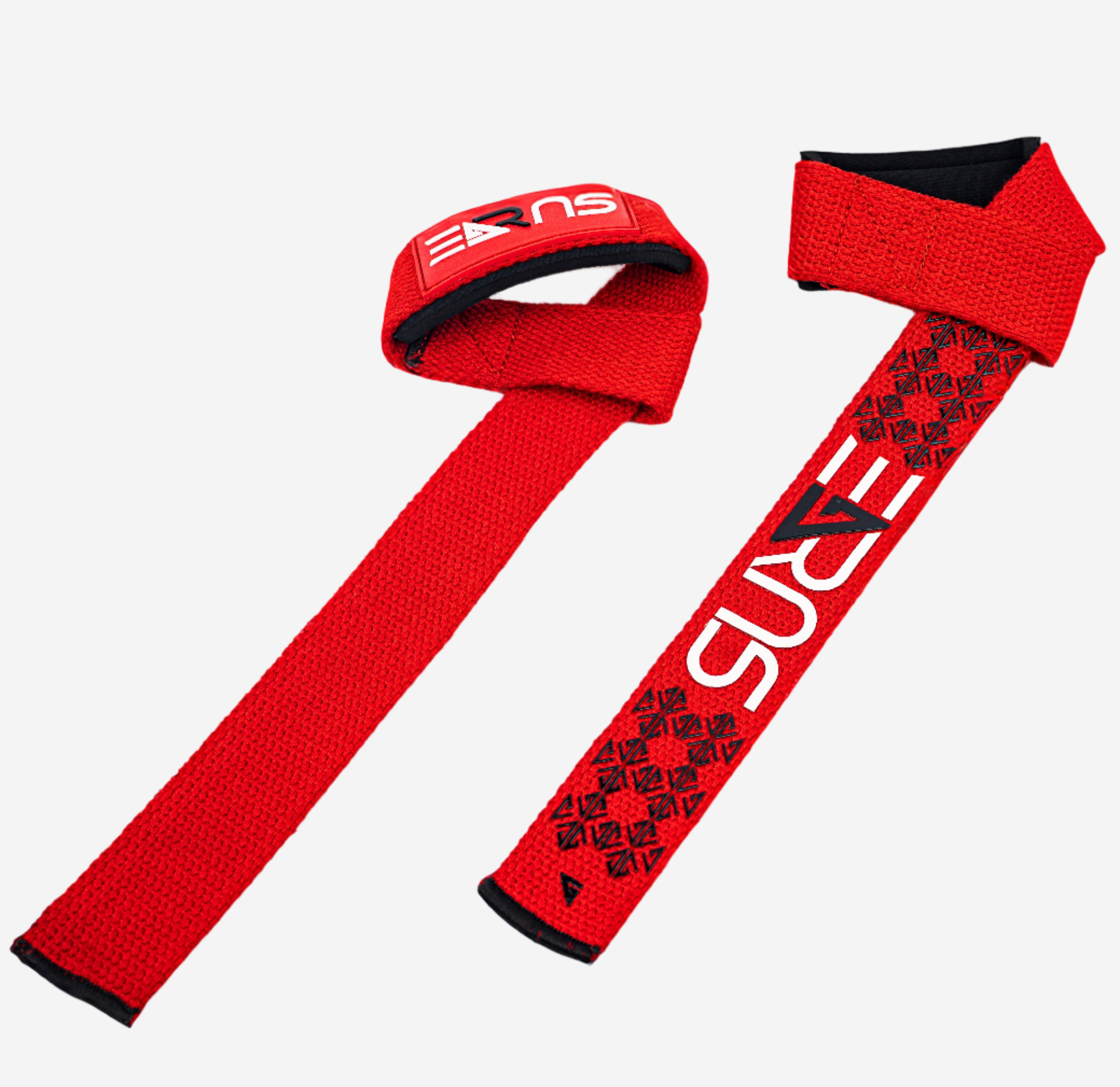 SURGE Lifting Straps | Premium Padded Weightlifting Straps - BLOOD RED
