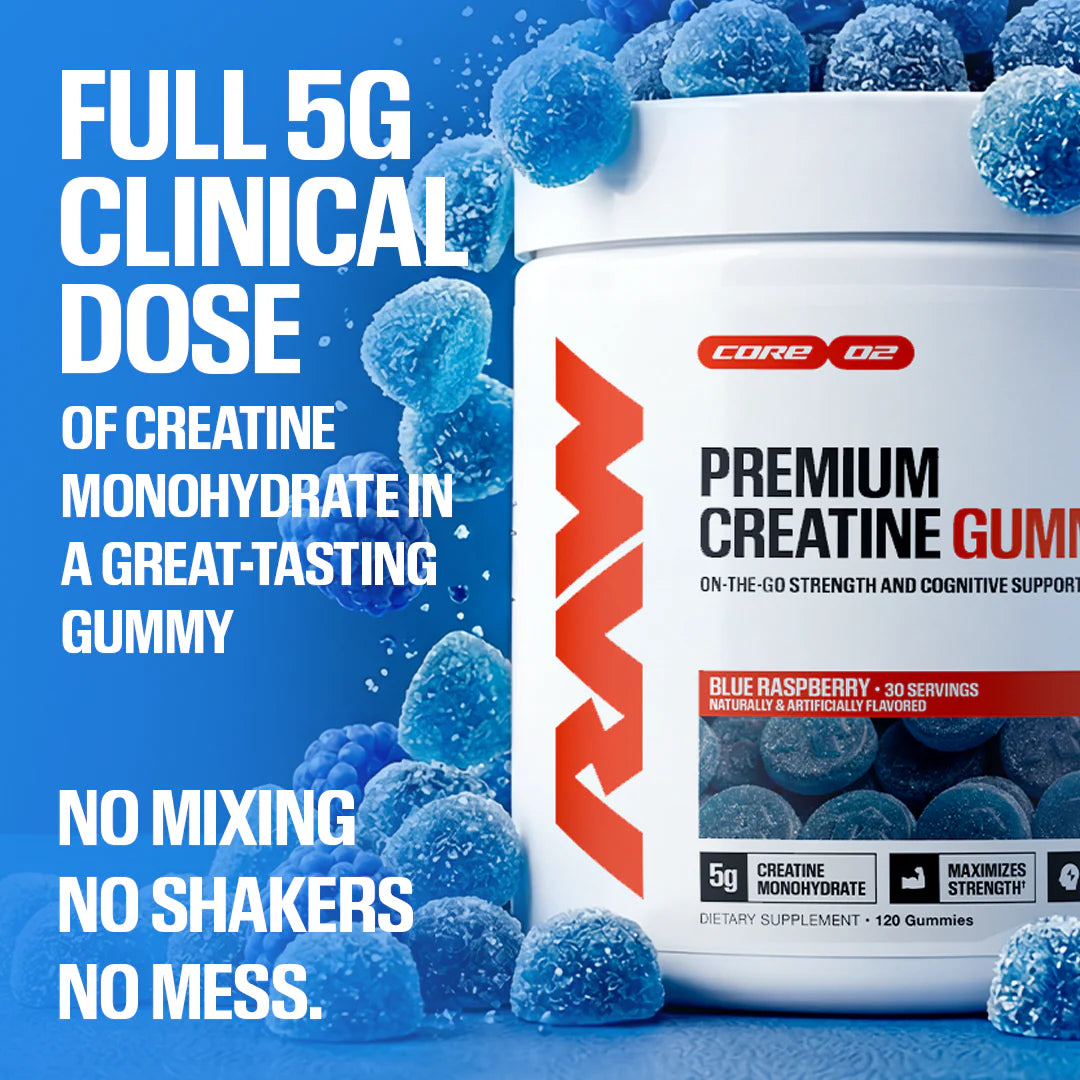 RAW Creatine Gummies - Sports Nutrition Hub 