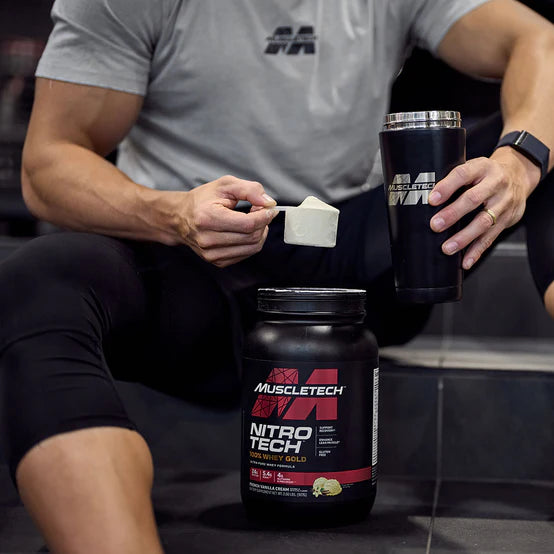 MUSCLETECH Nitro Tech 100% Whey Gold 5LB - Sports Nutrition Hub 