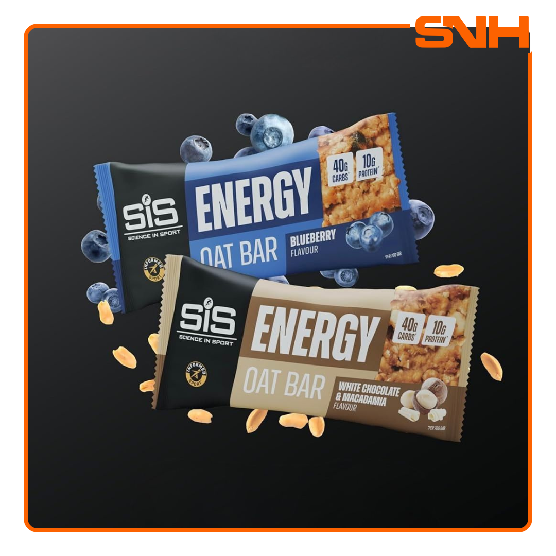 Science In Sport GO Energy Oat Bar with soft fruit centre, UK-made endurance oat bar with 30g dual-source carbohydrate per bake