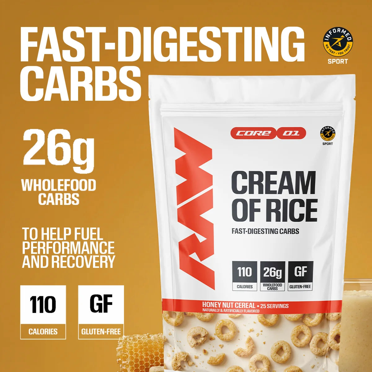 RAW NUTRITION Cream of Rice
