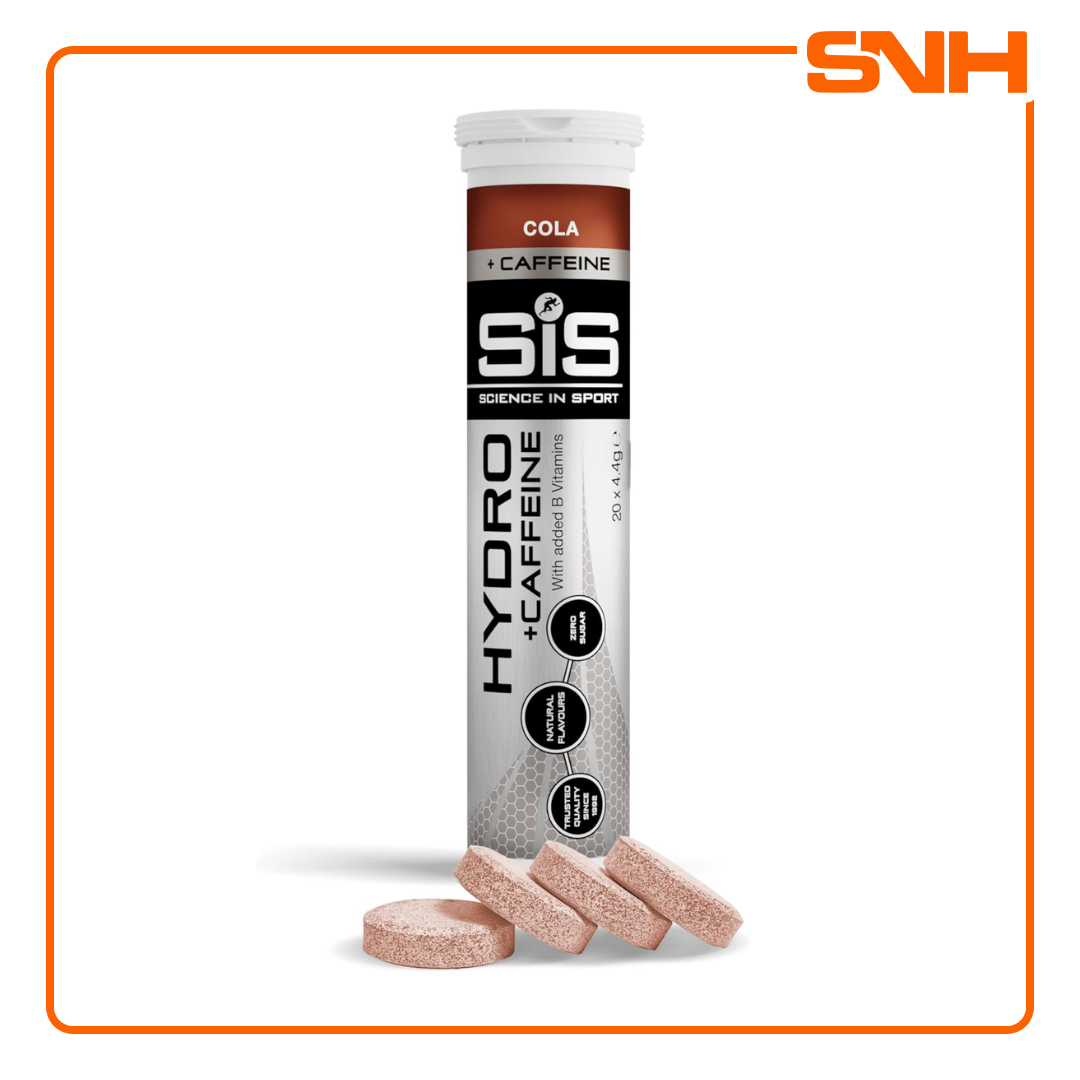 Science In Sport GO Hydro Tablets, UK-made effervescent electrolyte hydro tablets with 30mmol/L sodium per 500ml serving