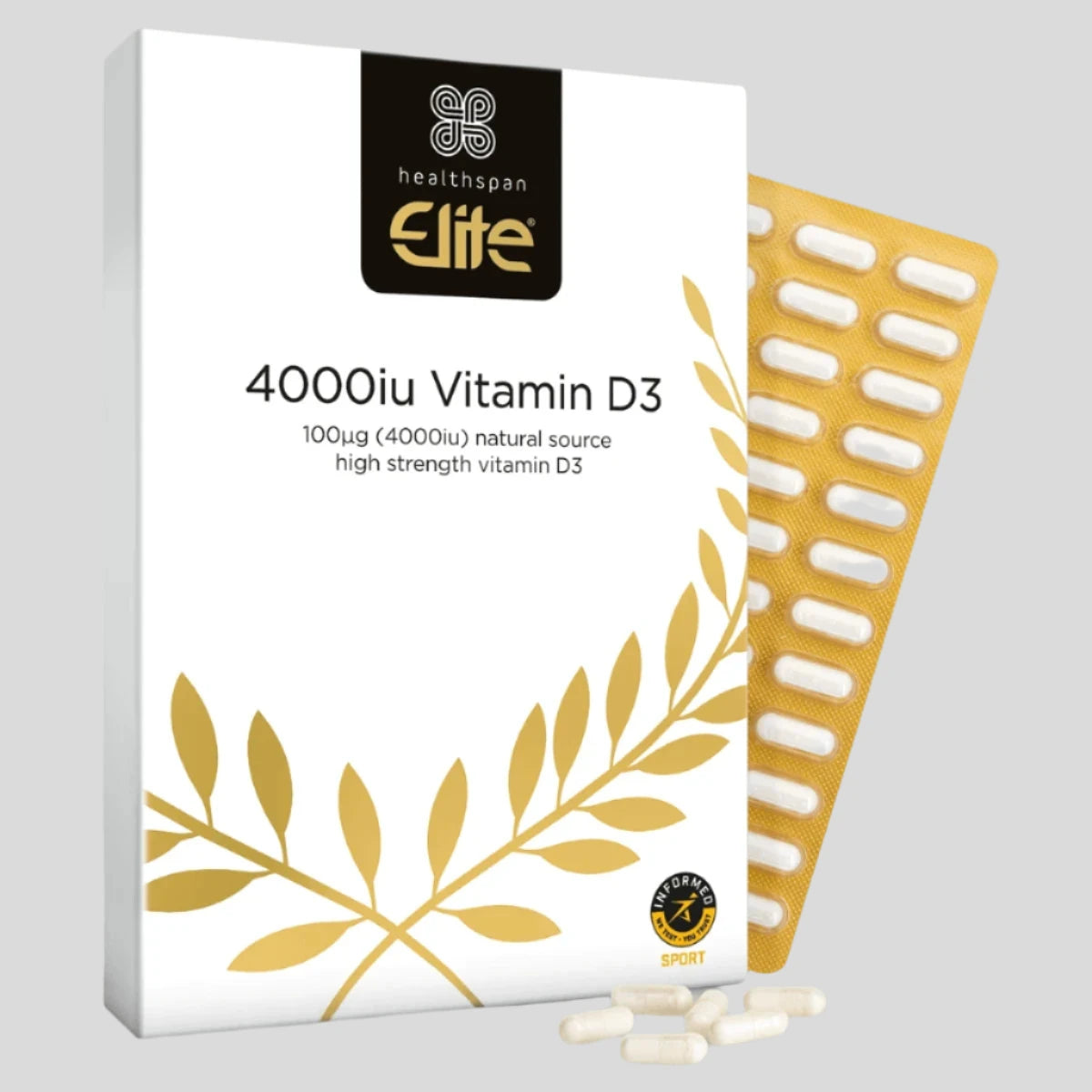 HEALTHSPAN ELITE Vitamin D3 4000 IU - Sports Nutrition Hub 