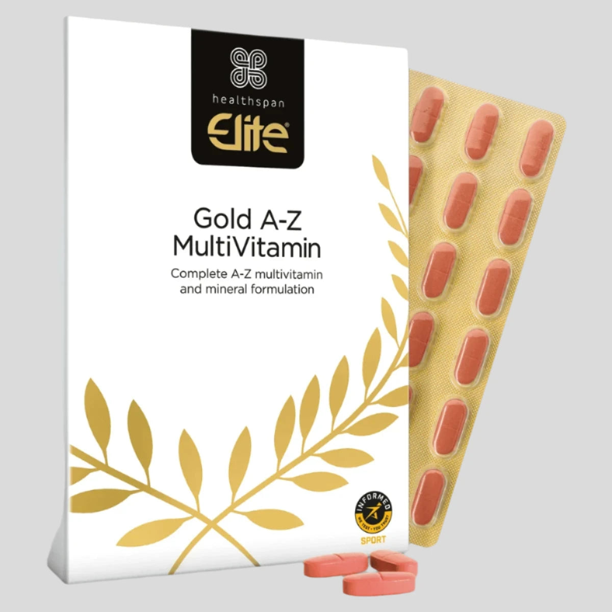 HEALTHSPAN ELITE Gold A-Z Multivitamin - Sports Nutrition Hub 