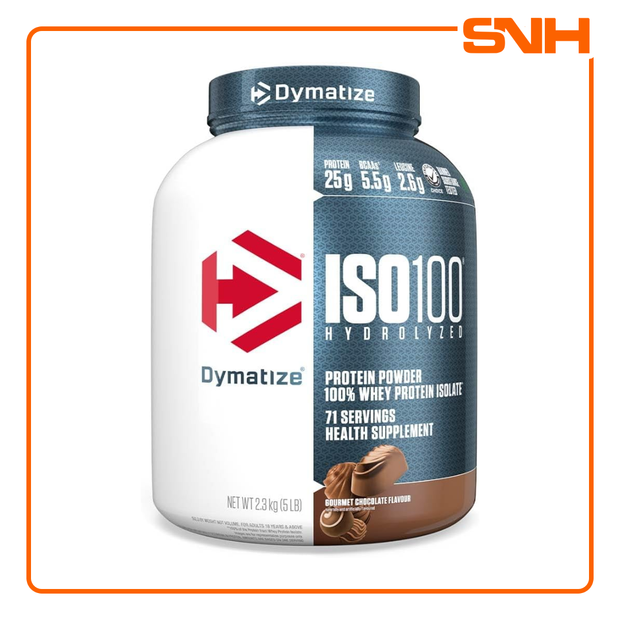 DYMATIZE ISO 100 Hydrolyzed Whey Protein Powder 5LB