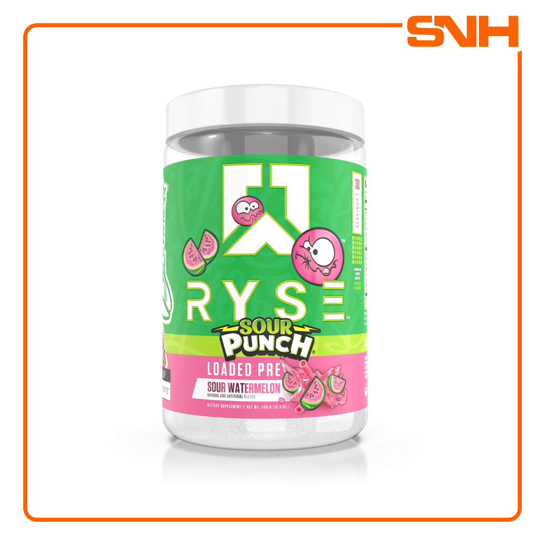 RYSE Loaded Pre-Workout tub in Sri Lanka, US-made daily pre workout with 4.5g citrulline and dual-source caffeine per scoop