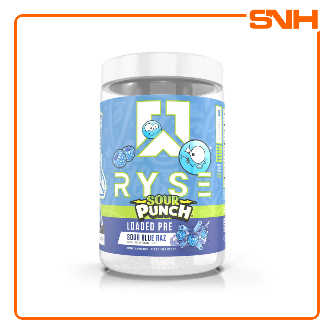 RYSE Loaded Pre-Workout tub in Sri Lanka, US-made daily pre workout with 4.5g citrulline and dual-source caffeine per scoop