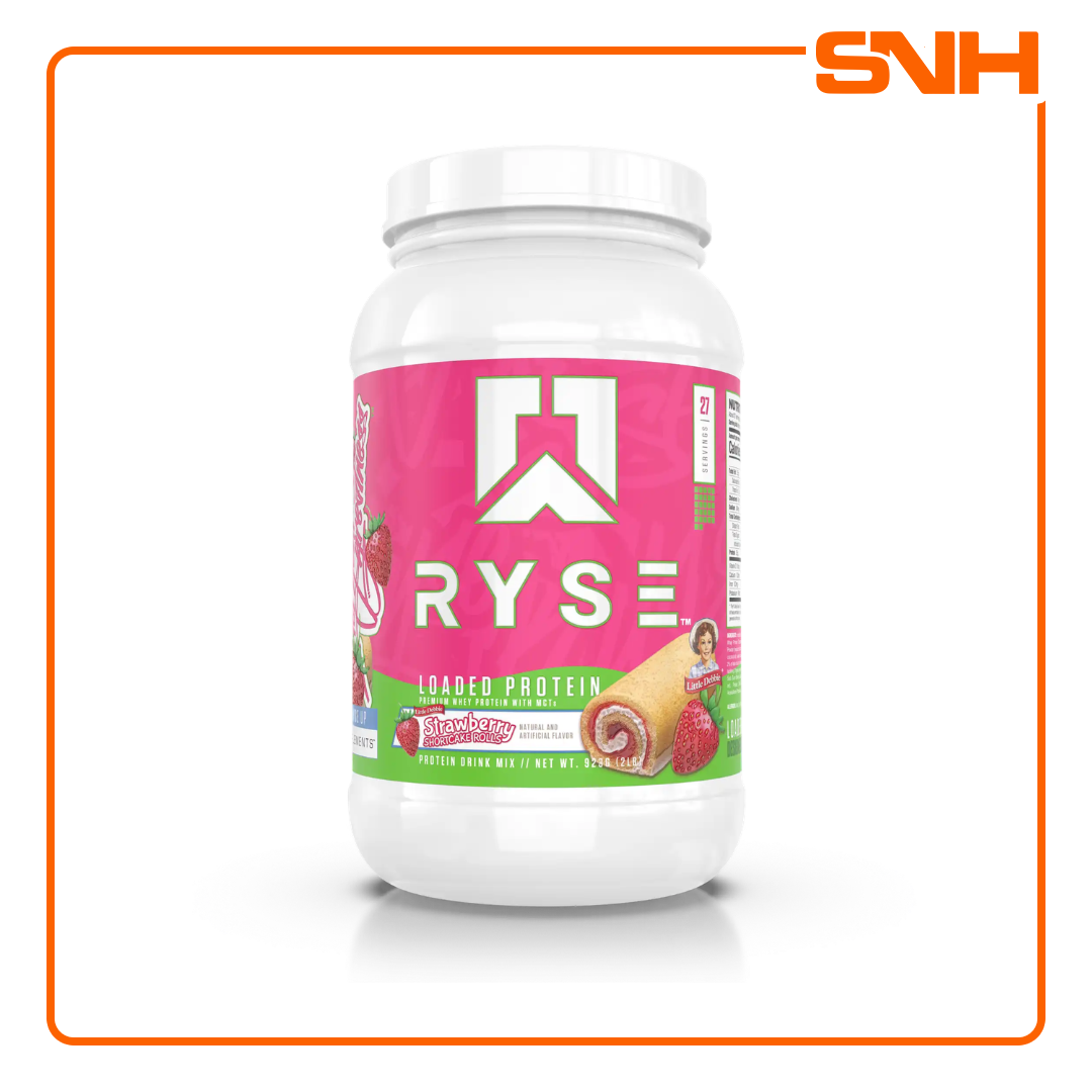 RYSE Loaded Protein 2lb whey protein tub in Sri Lanka, US-made premium whey protein with 25g protein, MCTs and prebiotic fibre per scoop