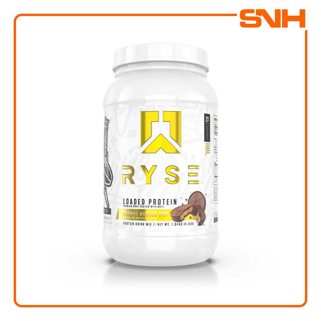 RYSE Loaded Protein 2lb whey protein tub in Sri Lanka, US-made premium whey protein with 25g protein, MCTs and prebiotic fibre per scoop