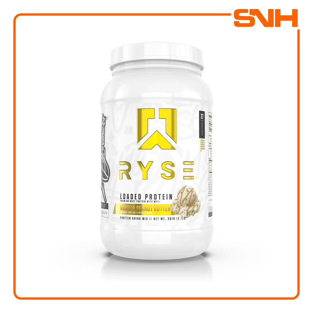 RYSE Loaded Protein 2lb whey protein tub in Sri Lanka, US-made premium whey protein with 25g protein, MCTs and prebiotic fibre per scoop