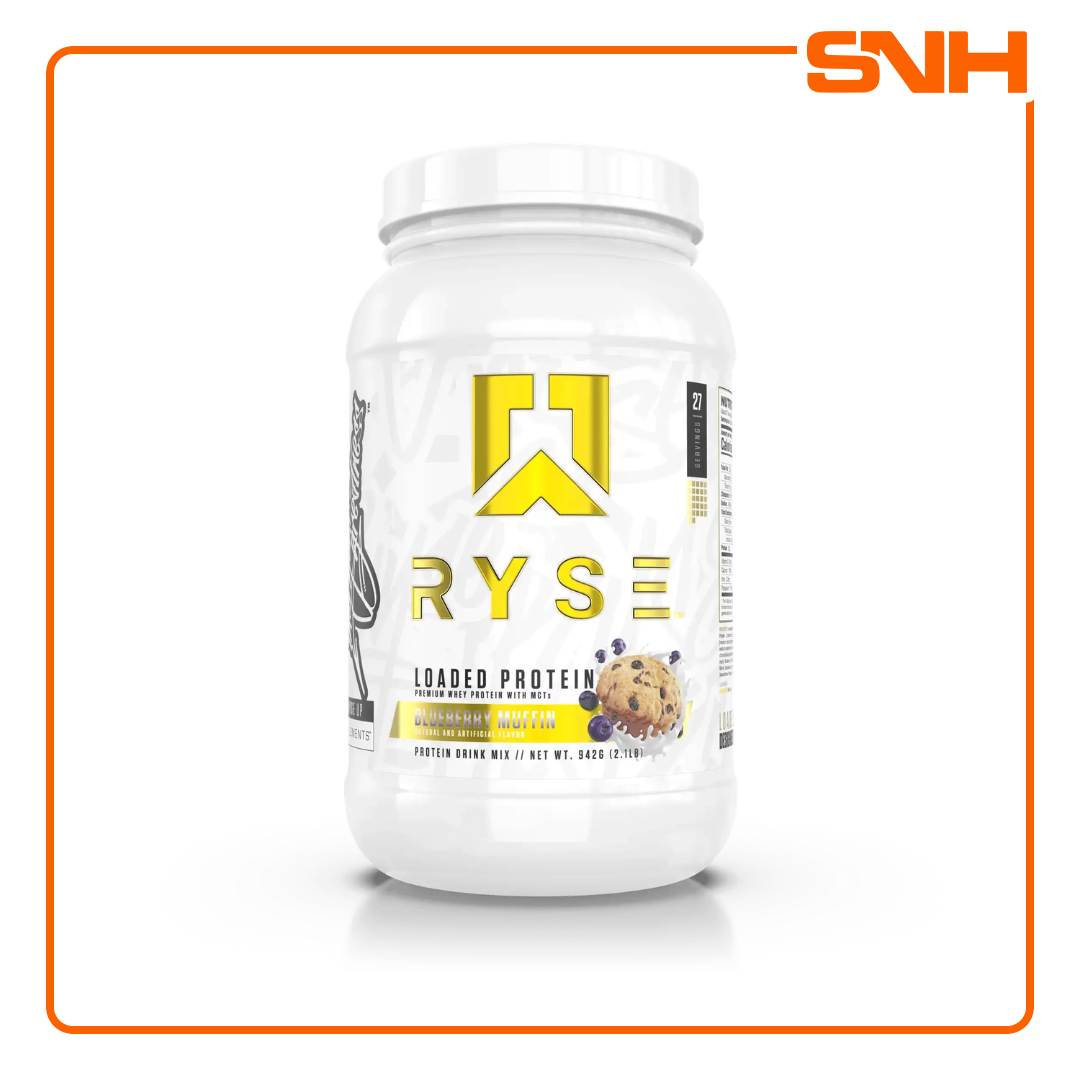 RYSE Loaded Protein 2lb whey protein tub in Sri Lanka, US-made premium whey protein with 25g protein, MCTs and prebiotic fibre per scoop