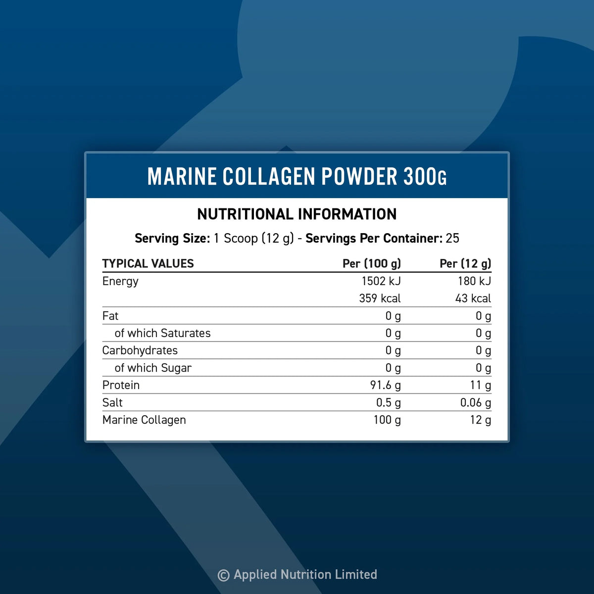 APPLIED NUTRITION Marine Collagen Powder