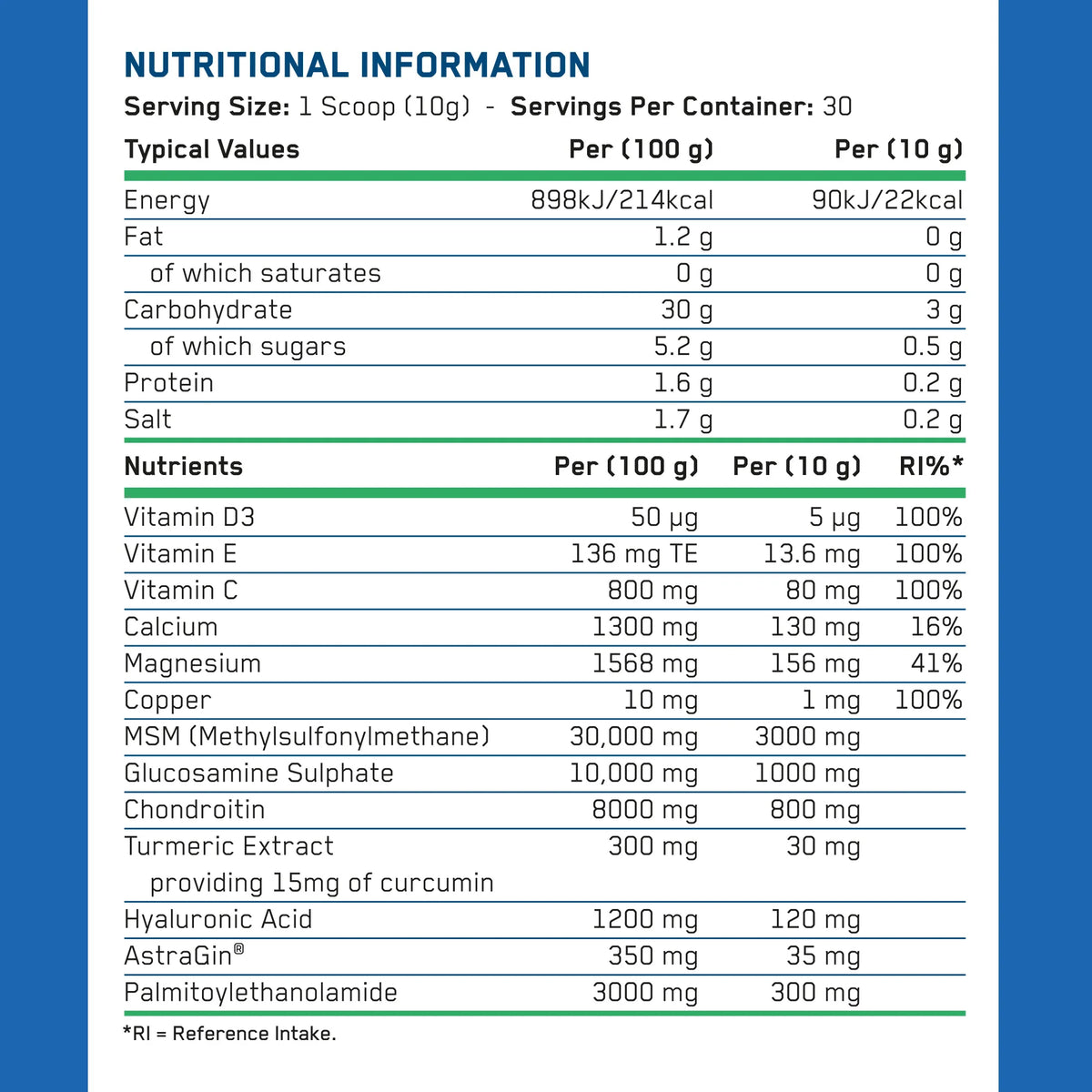 APPLIED NUTRITION Joint Complex Supplement - Sports Nutrition Hub 