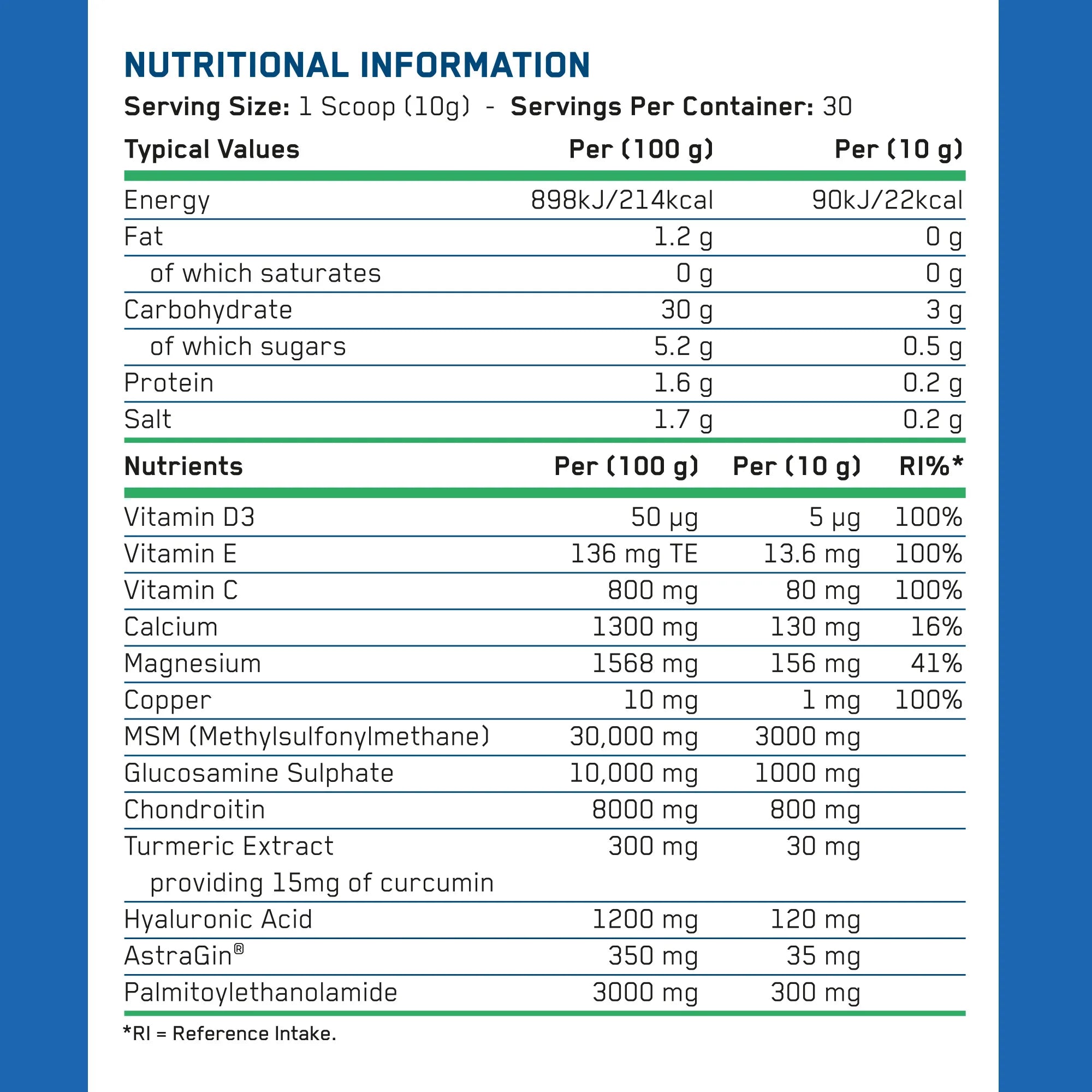 APPLIED NUTRITION Joint Complex Supplement