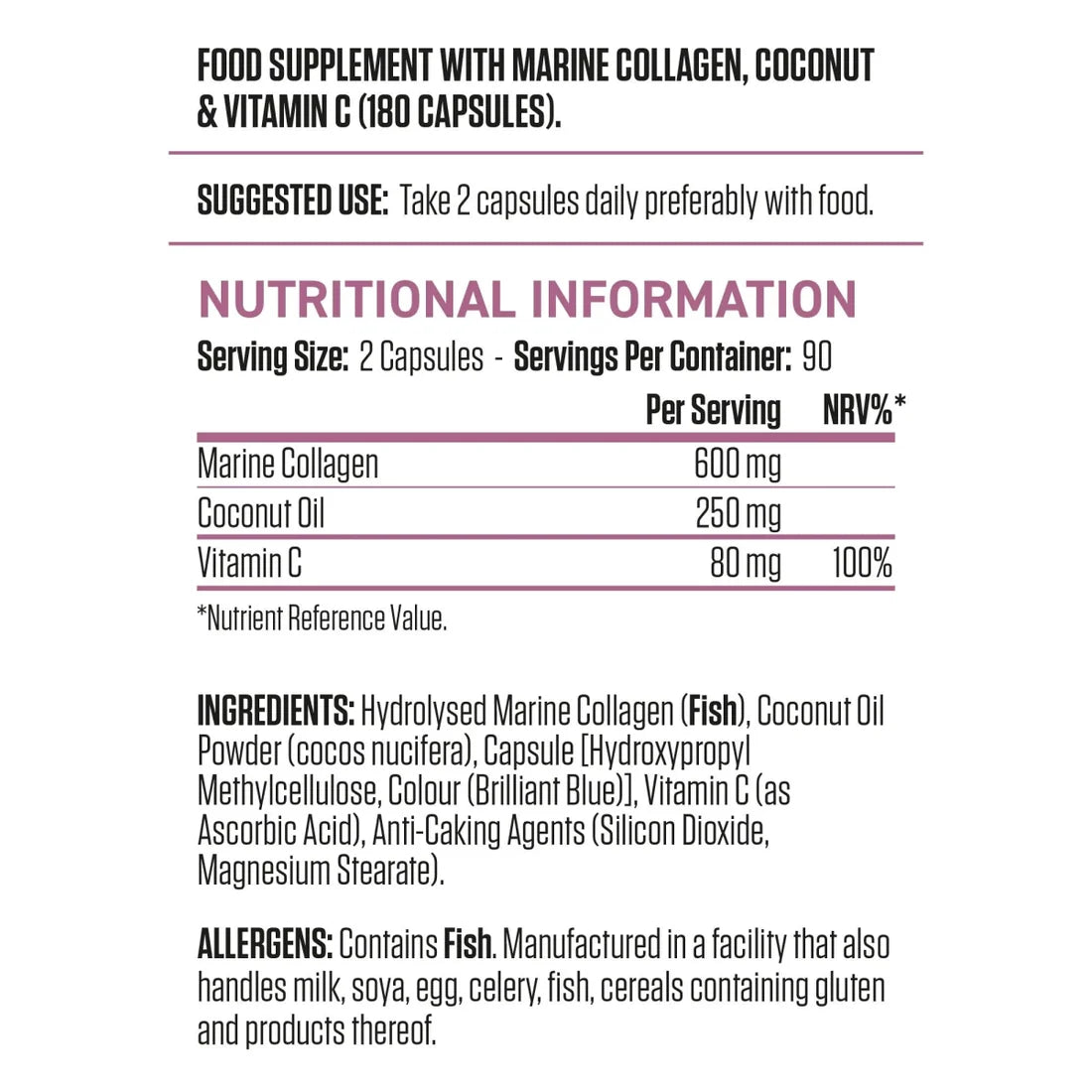 APPLIED NUTRITION Collagen + Coconut (90 Servings)