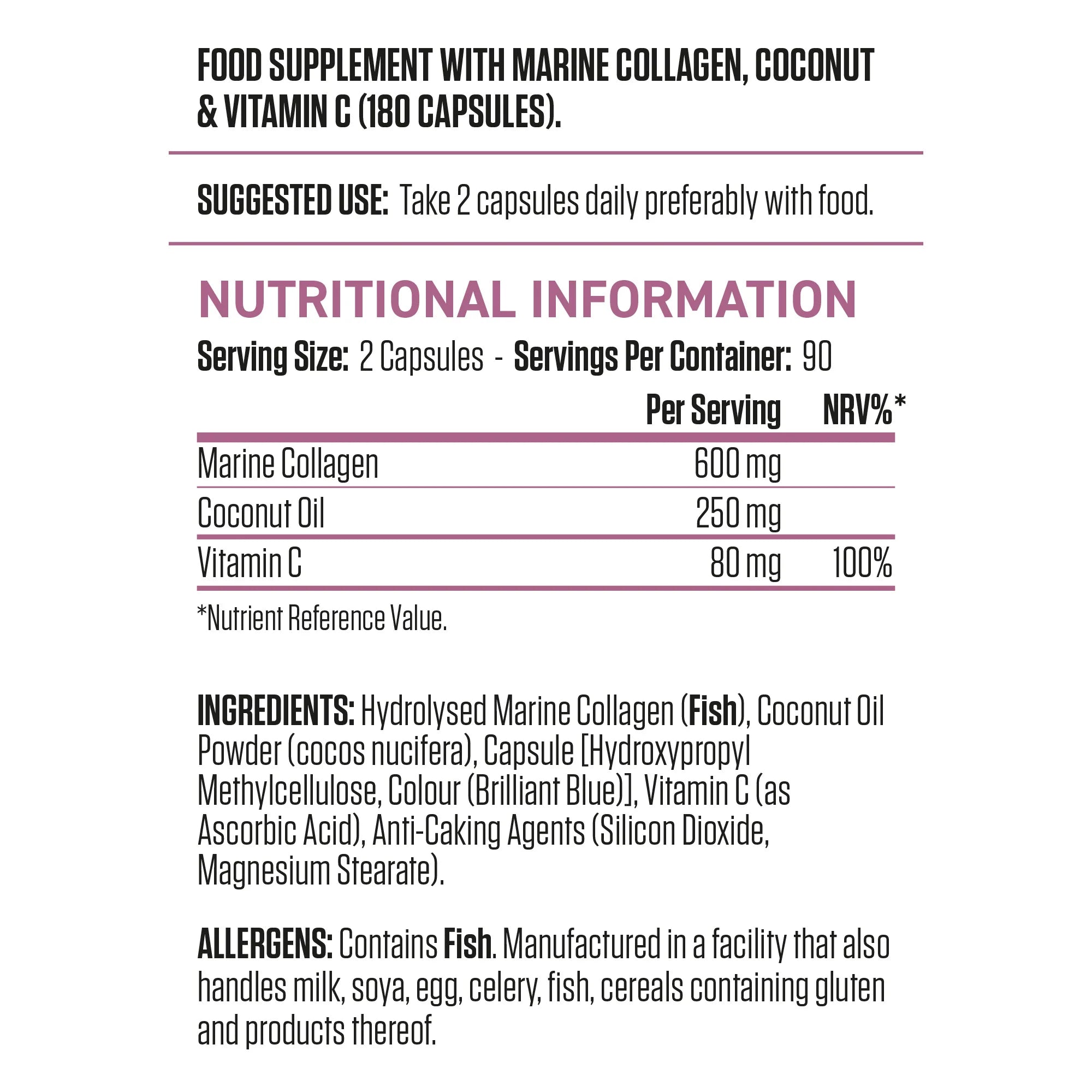 APPLIED NUTRITION Collagen + Coconut (90 Servings) - Sports Nutrition Hub 
