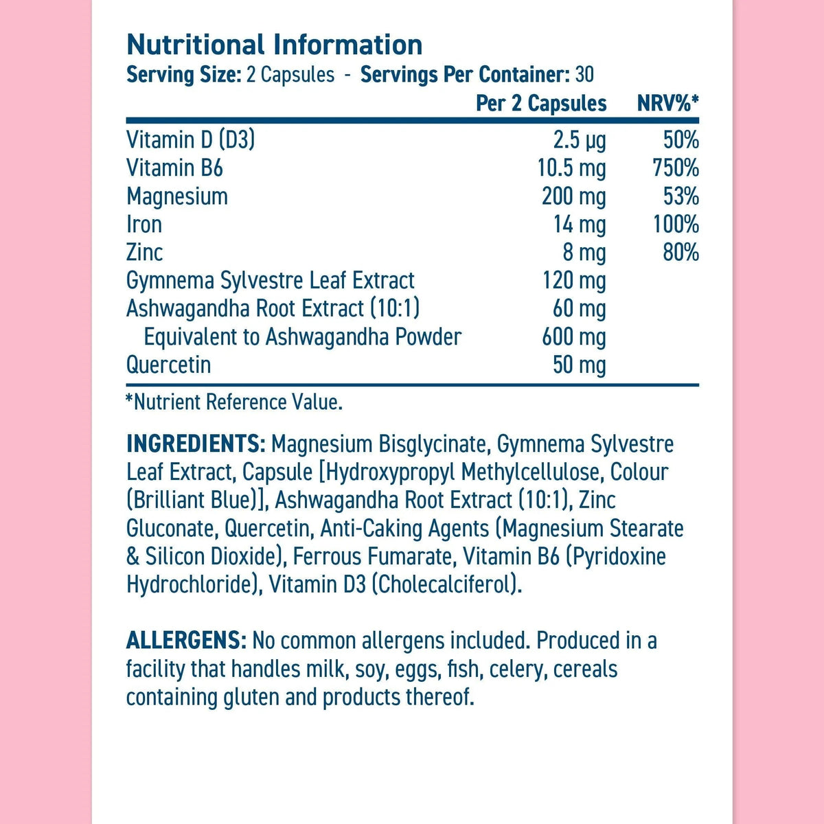 APPLIED NUTRITION Menopause Complex Capsules - Sports Nutrition Hub 