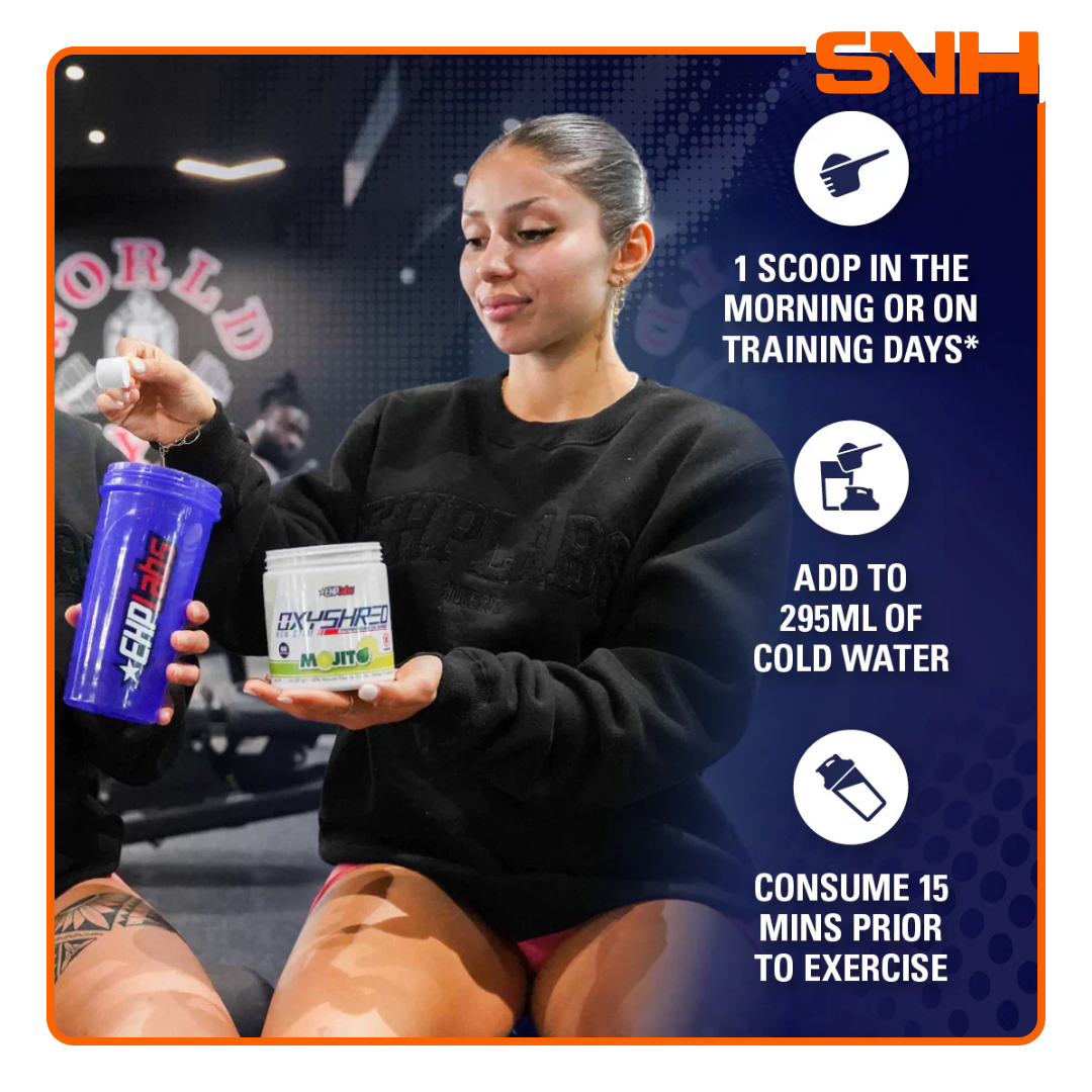 EHPlabs OxyShred Non-Stim Thermogenic Fat Burner tub, caffeine-free fat burners in Sri Lanka with CLA, L-Carnitine and Garcinia Cambogia