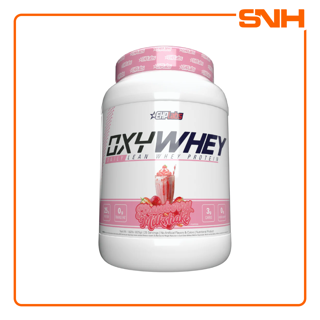 EHPlabs OxyWhey Lean Wellness Protein tub, premium whey protein in Sri Lanka with 25g protein, digestive enzymes and probiotics per scoop
