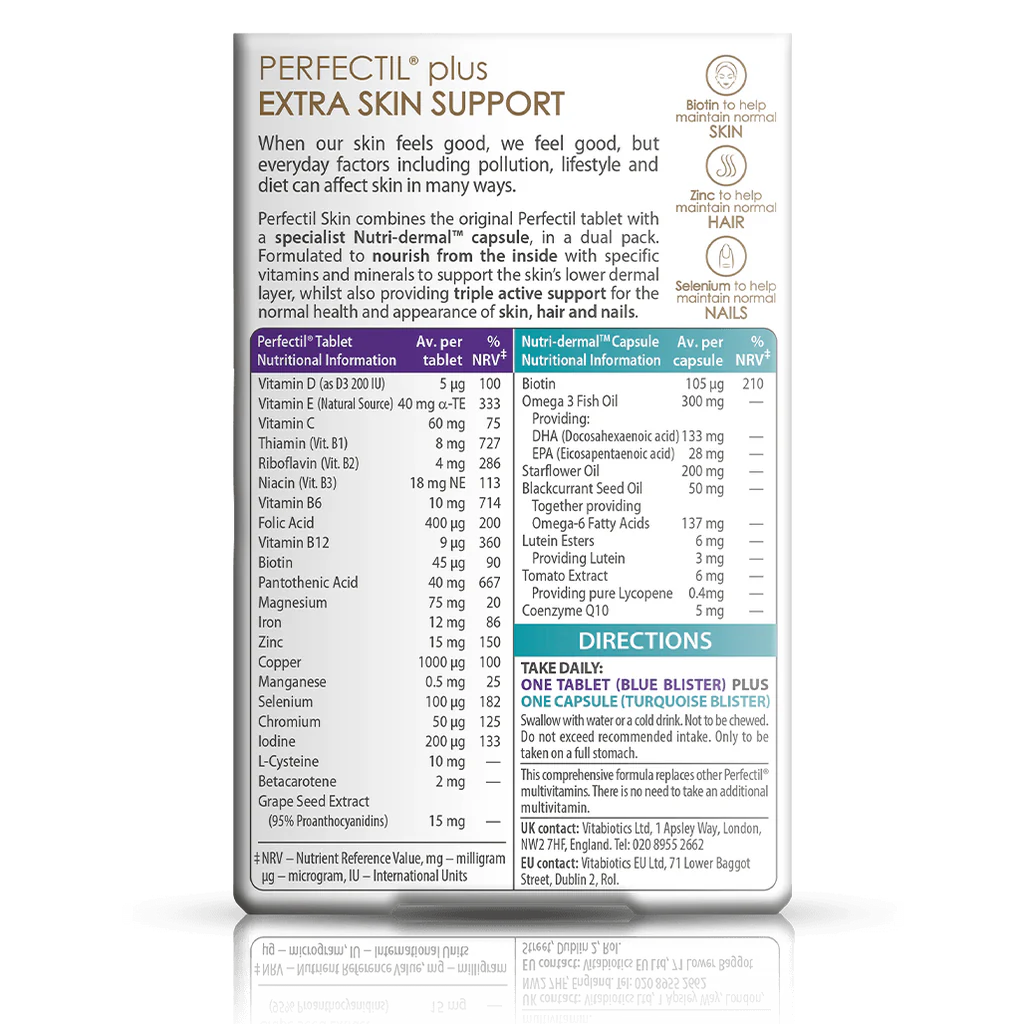 PERFECTIL Skin - Advanced Nutrition for Skin - Sports Nutrition Hub 
