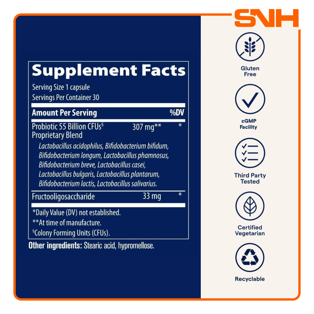 TRACE Probiotic 55 Billion - Sports Nutrition Hub 
