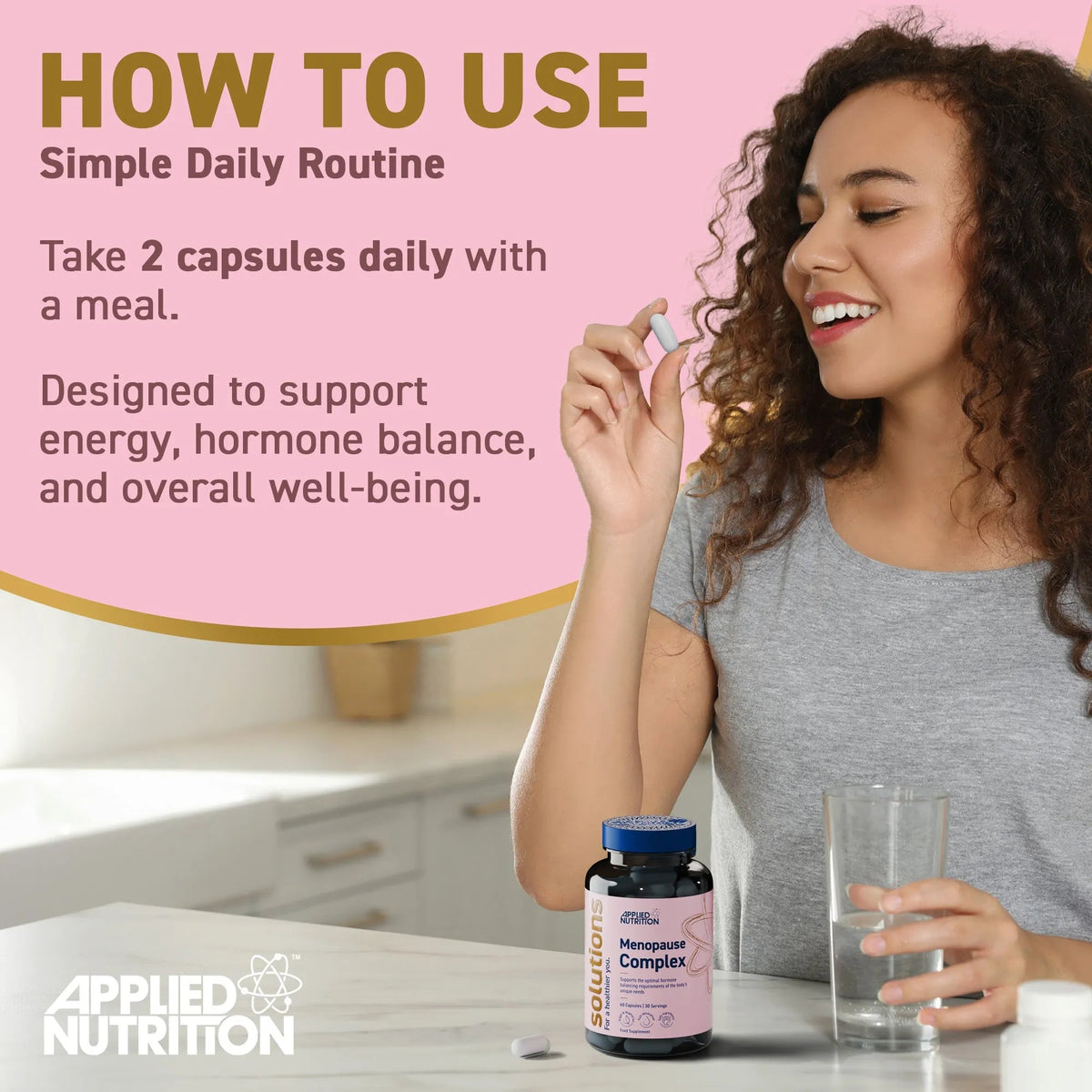 APPLIED NUTRITION Menopause Complex Capsules - Sports Nutrition Hub 