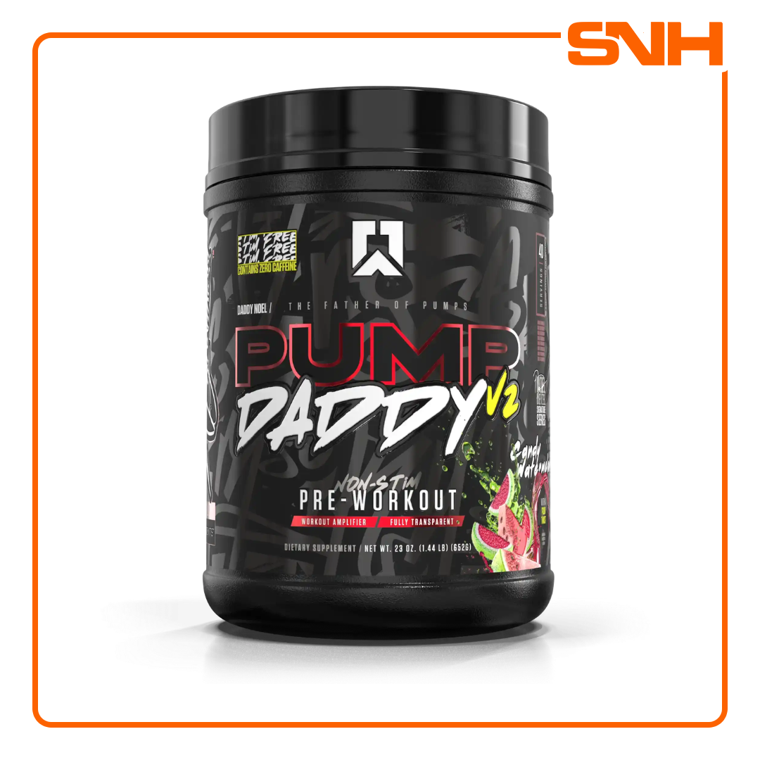 RYSE Pump Daddy v2 caffeine-free pre workout tub in Sri Lanka, US-made non-stim pre workout with 9g citrulline and 5g creatine per scoop