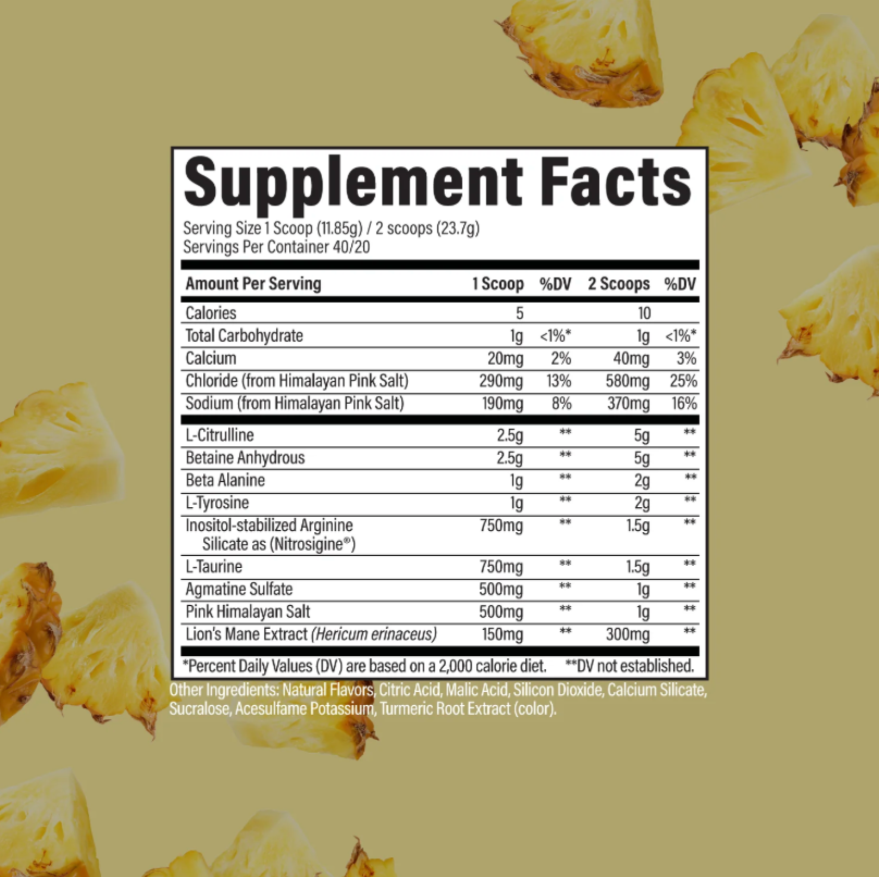 RAW NUTRITION Pump Non-Stim Pre-Workout