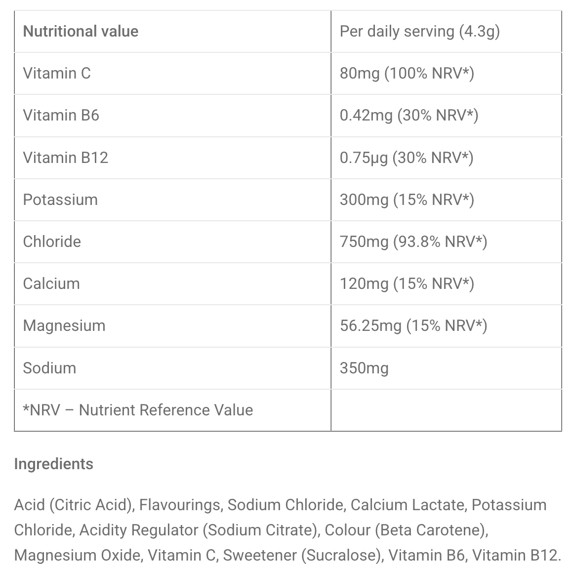 SiS HYDRO+ Electrolyte Drink Mix