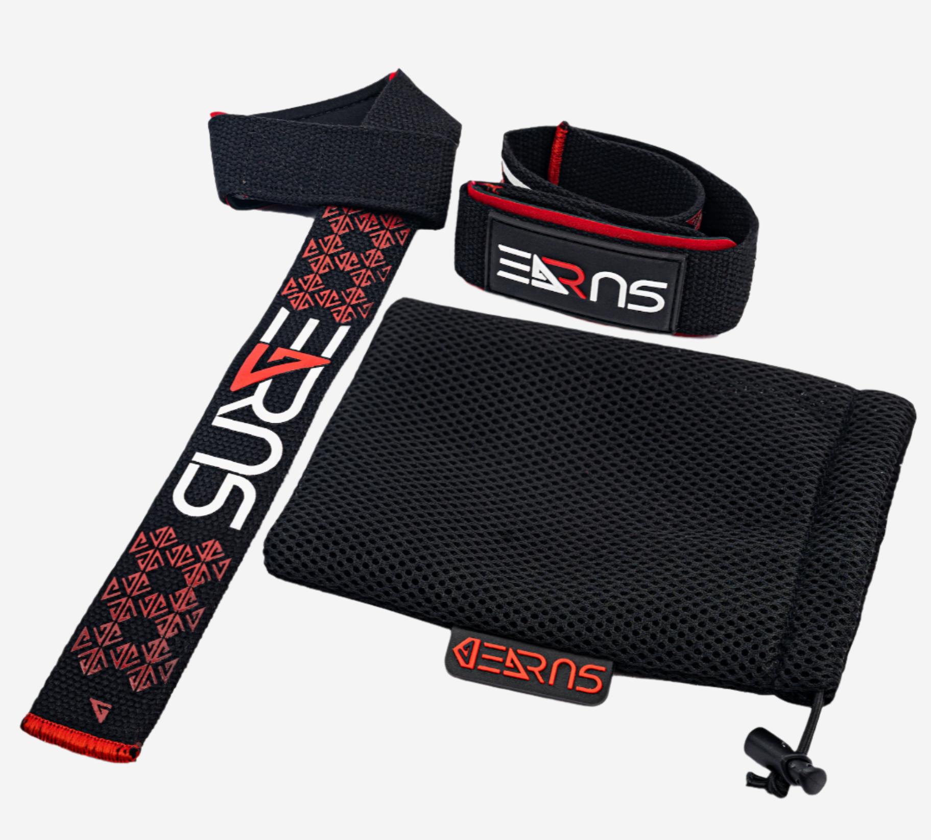 SURGE Lifting Straps | Premium Padded Weightlifting Straps - ONYX