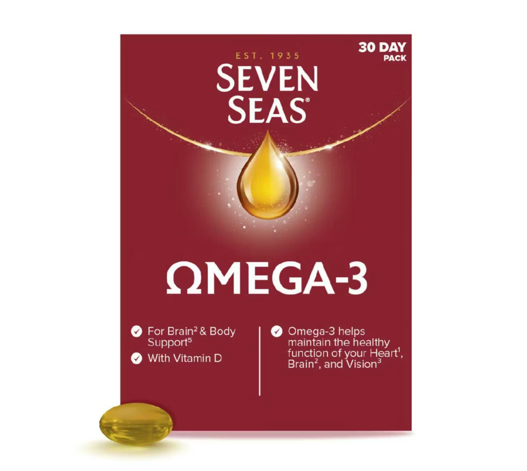 SEVEN SEAS Omega-3 Fish Oil + Vitamin D
