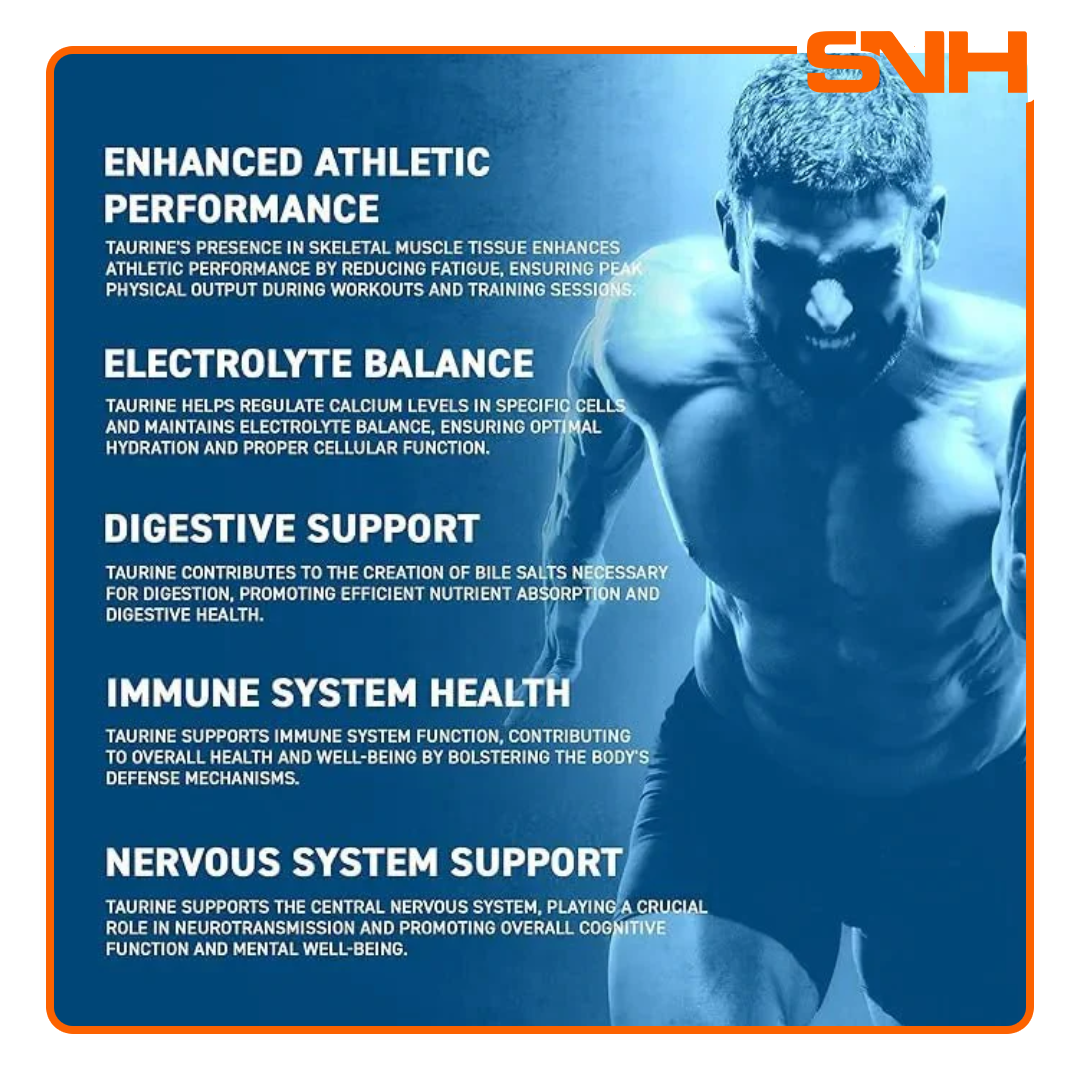 Applied Nutrition Taurine Supplement tub, UK-made halal pure Taurine powder for energy and endurance, performance, and hydration support