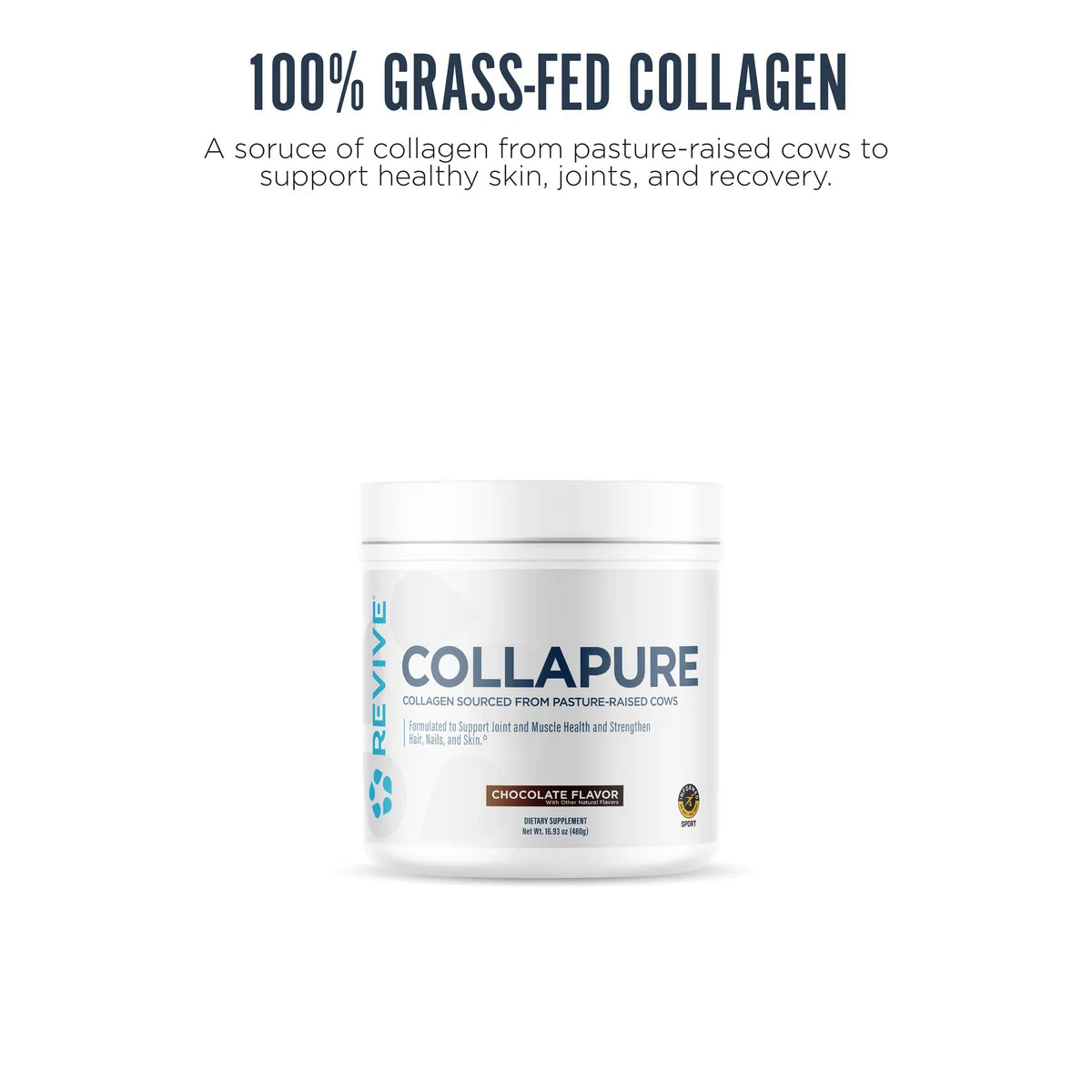 REVIVE CollaPURE - 100% Grass-Fed Collagen