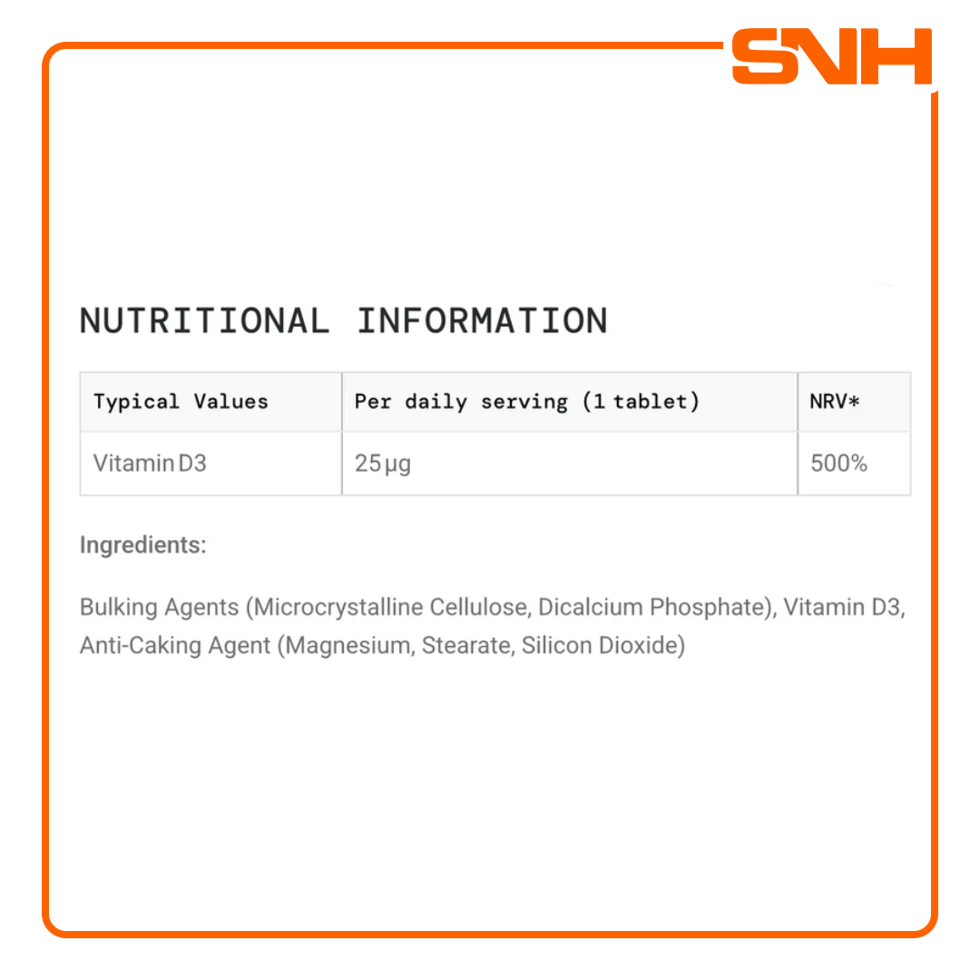 Science In Sport Vitamin D3 1000iu tablets in Sri Lanka, UK-made daily cholecalciferol vitamin D3 supplement for immune support