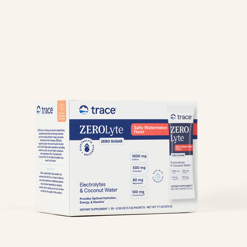 TRACE ZeroLyte Stick Packs - Sports Nutrition Hub 