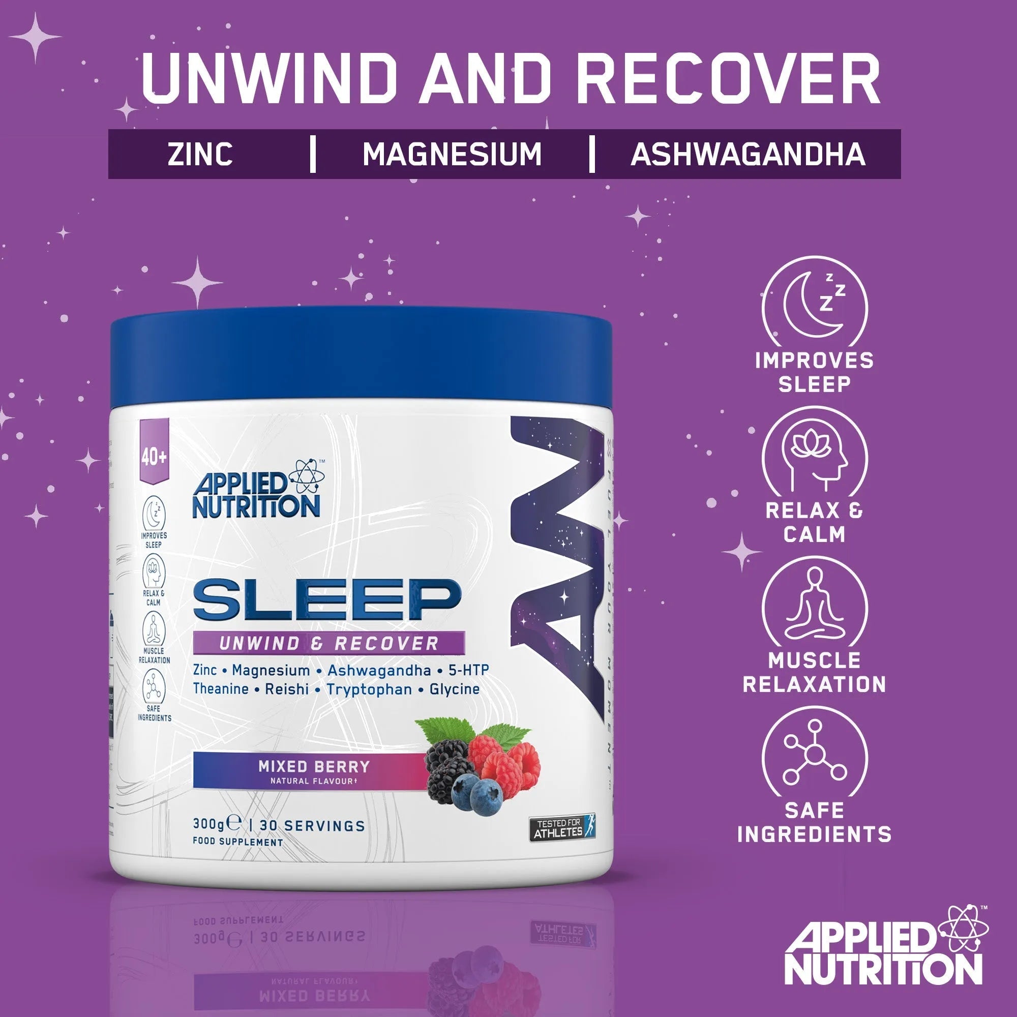 APPLIED NUTRITION Sleep Support Supplement - Sports Nutrition Hub 