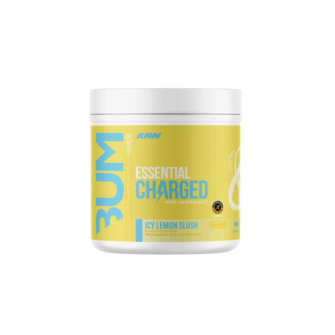 RAW NUTRITION Essential Charged Pre-Workout - Sports Nutrition Hub 