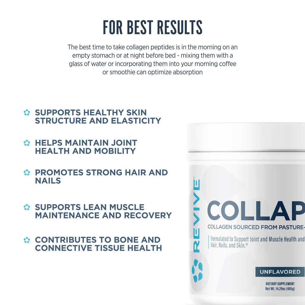 REVIVE CollaPURE - 100% Grass-Fed Collagen