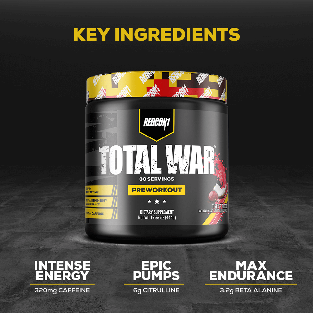 Redcon1 Total War Pre-Workout - Sports Nutrition Hub 