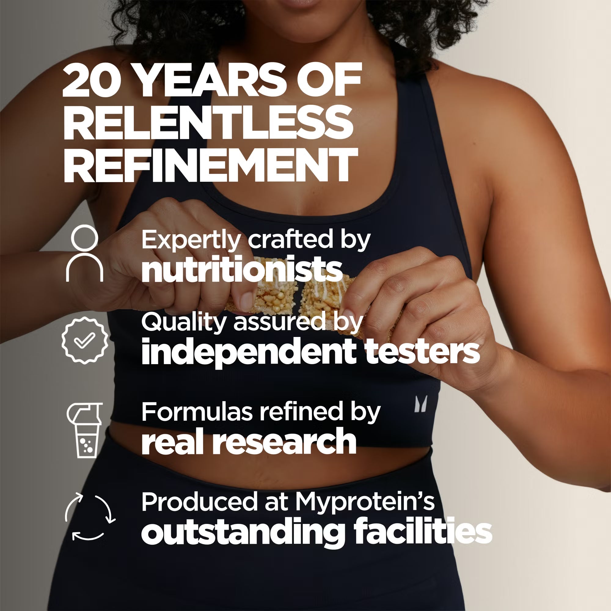 MYPROTEIN Crispy Square Protein Snack - Sports Nutrition Hub 