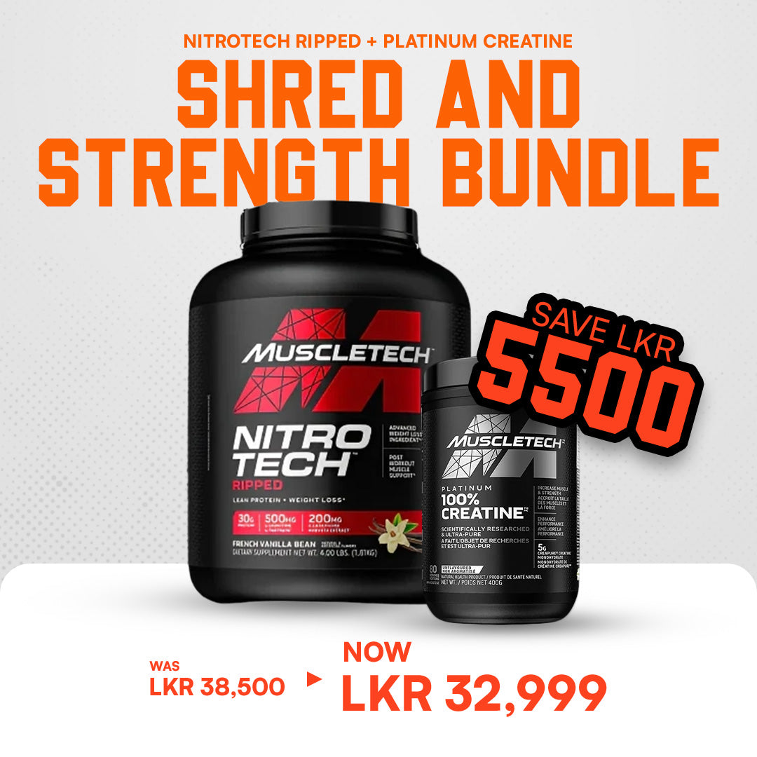 MUSCLETECH Shred & Strength Bundle - Sports Nutrition Hub 