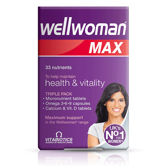 WELLWOMAN Max - 3-in-1 triple pack Multivitamin For Women - Sports Nutrition Hub 
